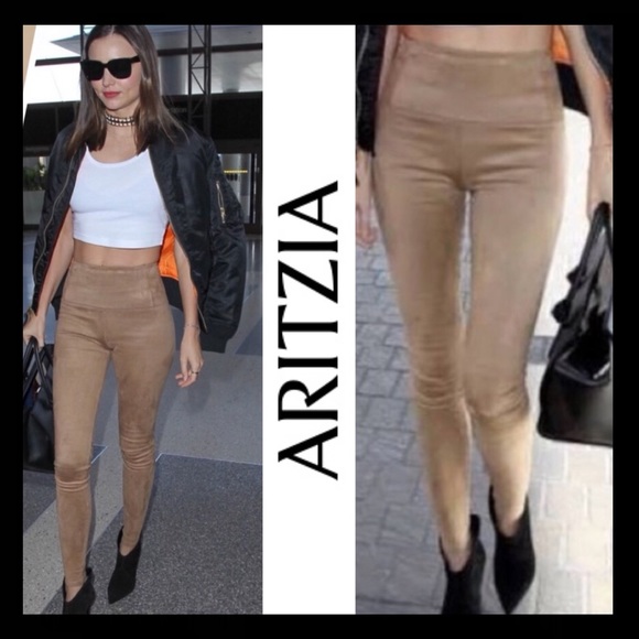 Aritzia Pants - Aritzia WILFRED FREE Daria Vegan Suede Legging